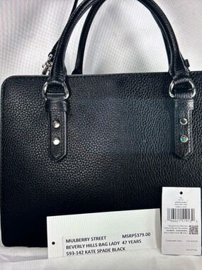 KATE SPADE USA-NWT$379.00         BLUE RIBBON WINNER ! VERY LIGHT PEBBLE LEATHER